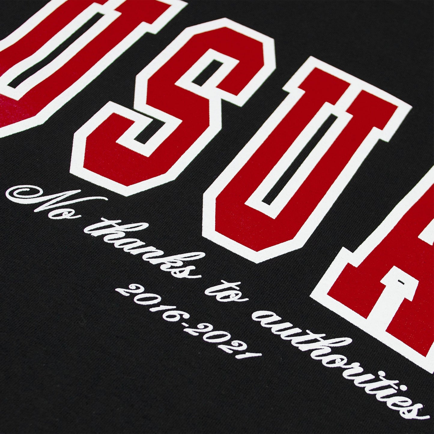 Usual - No Thanx T-Shirt Black