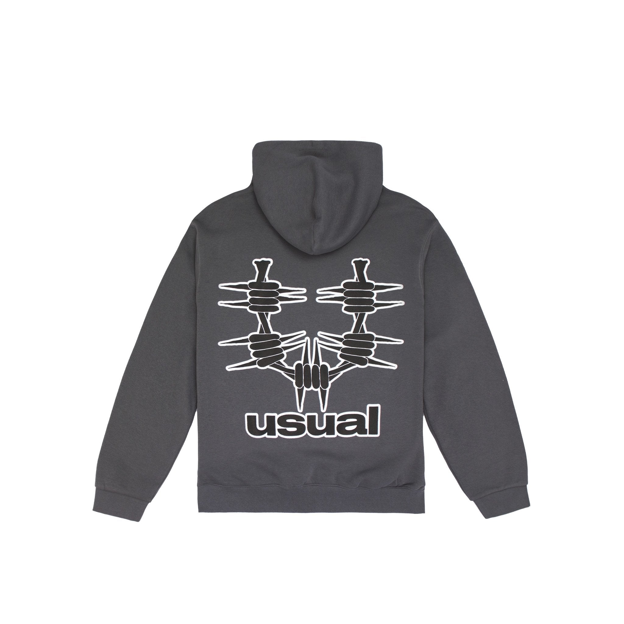 Usual - Outline Hoodie Antracite