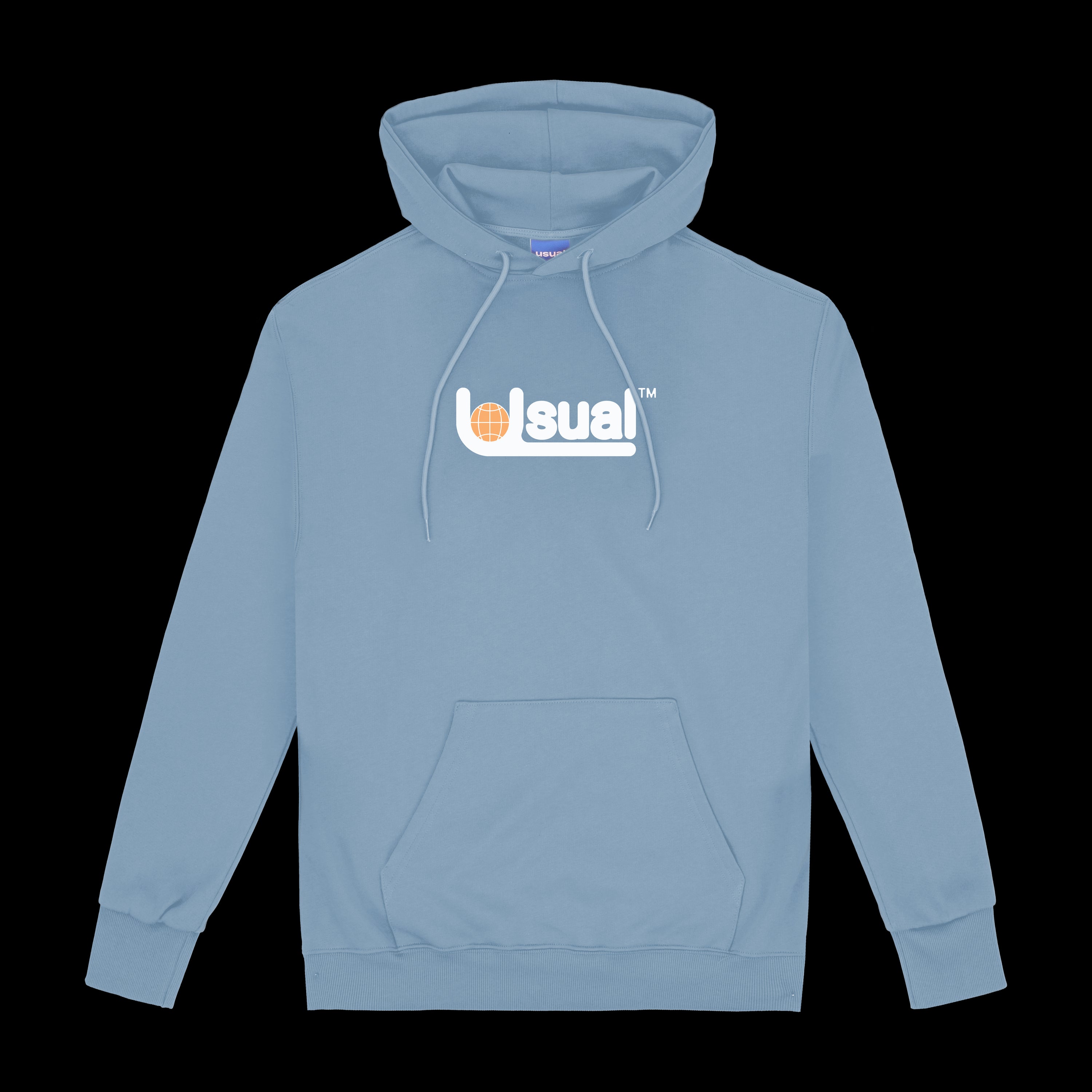 HOODIE GLOBAL SKY BLUE