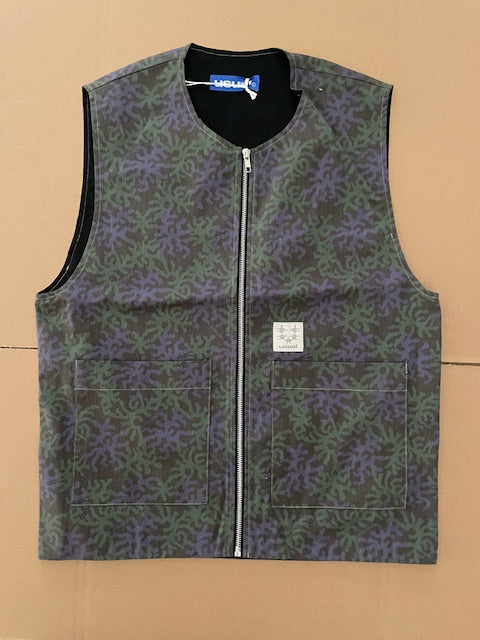 USUAL VEST CAMO BLACK