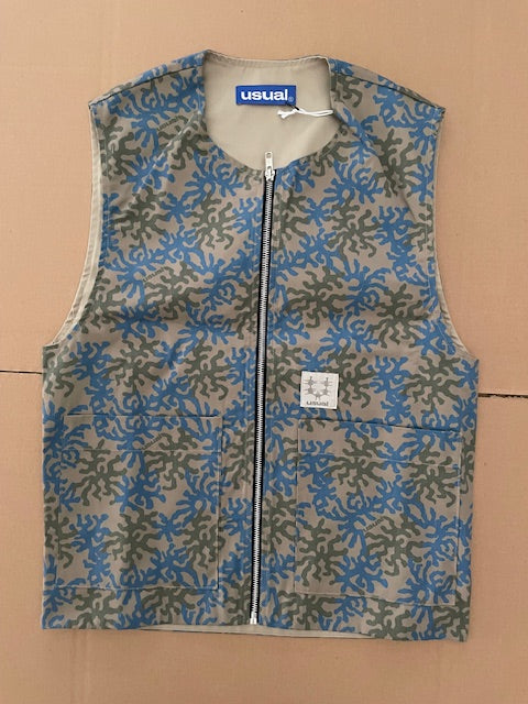 USUAL VEST CAMO SAND