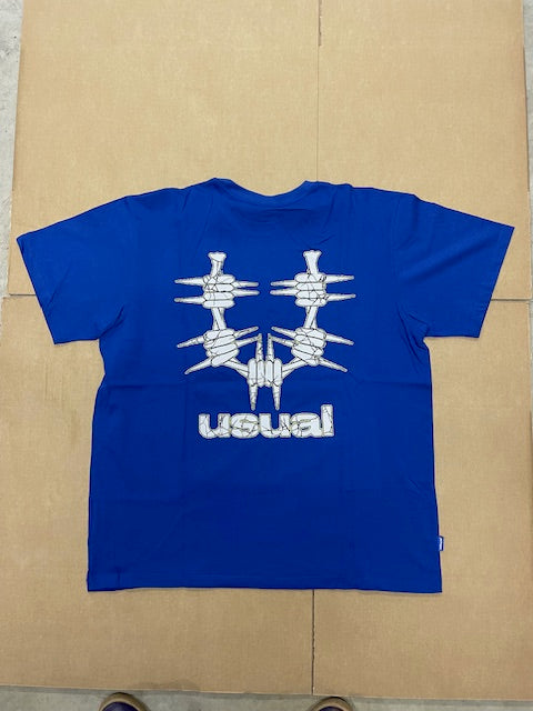 CRACKED T-SHIRT BLUE