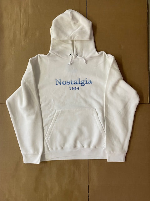 NOSTALGIA GRADIENT HOODIE WHITE