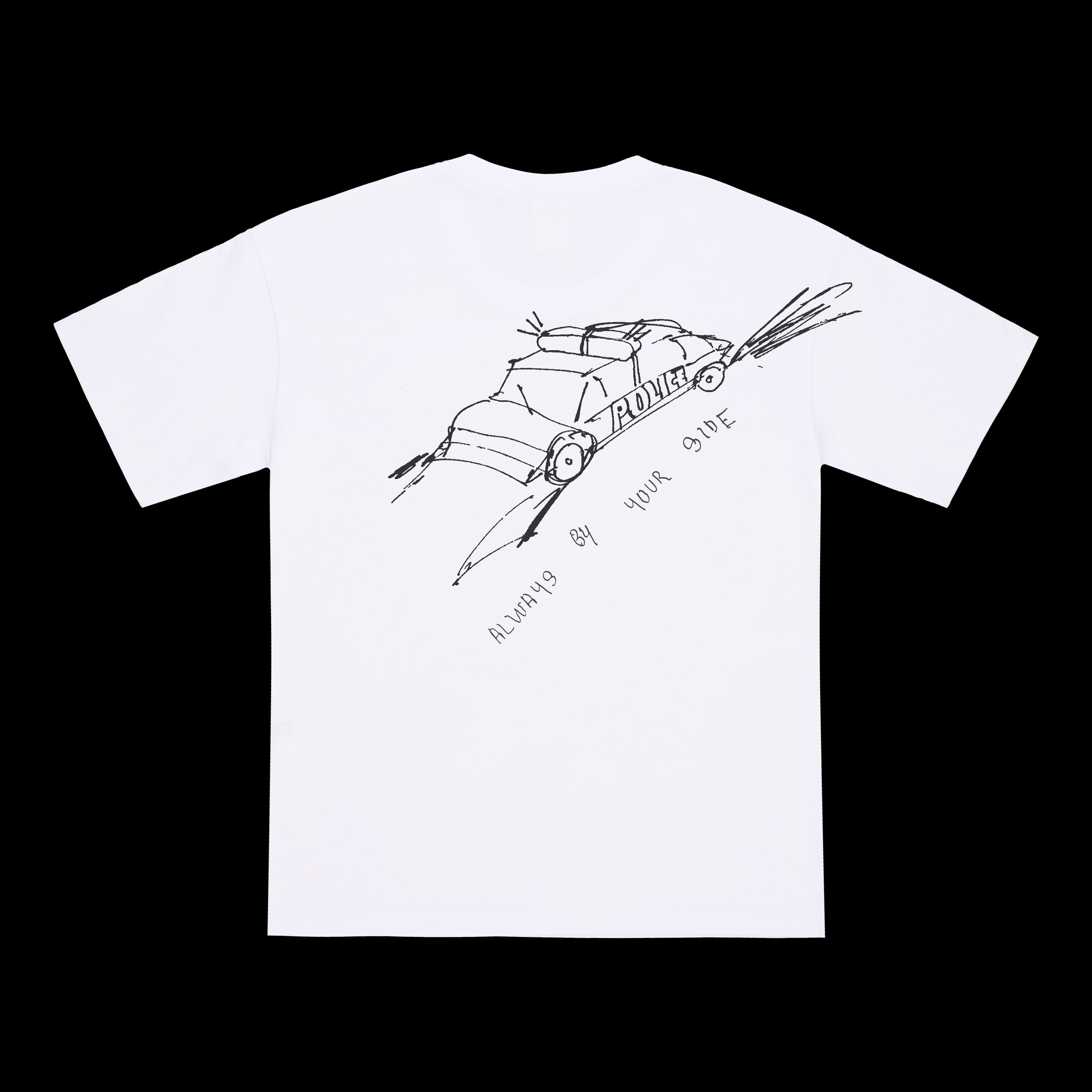 T-SHIRT POLICE WHITE