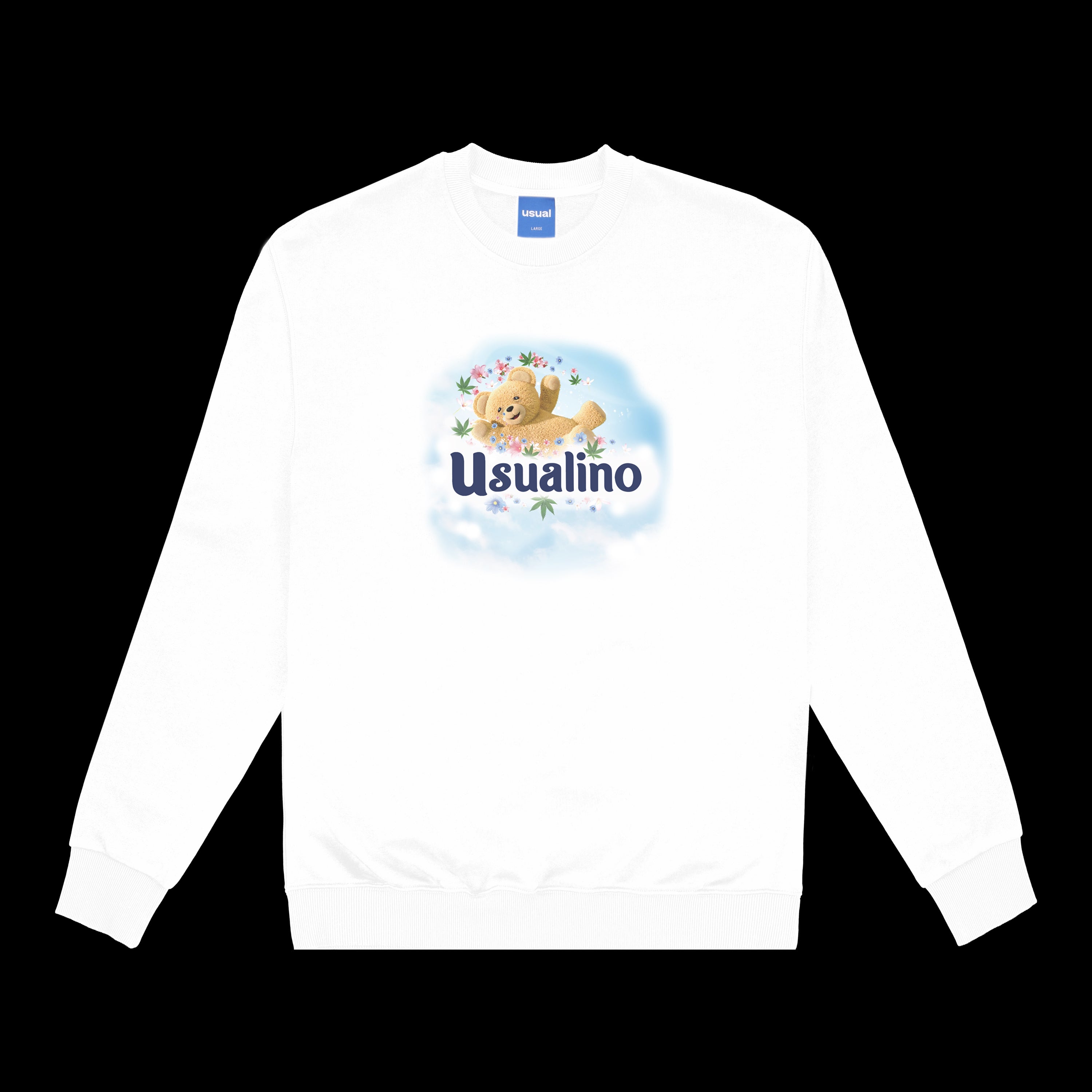 CREWNECK USUALINO WHITE