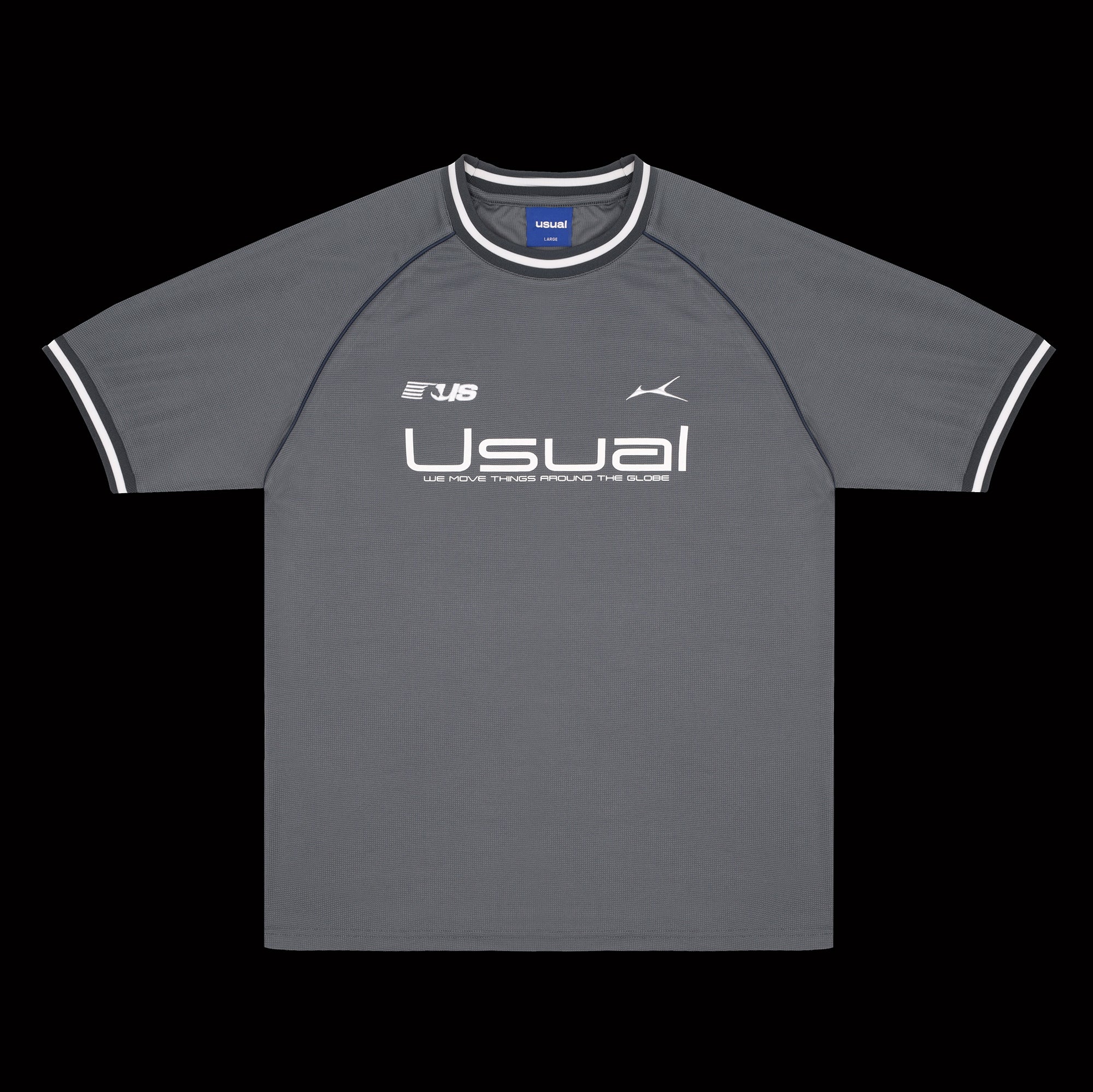 T-SHIRT VAN BASTEN ANTHRACITE