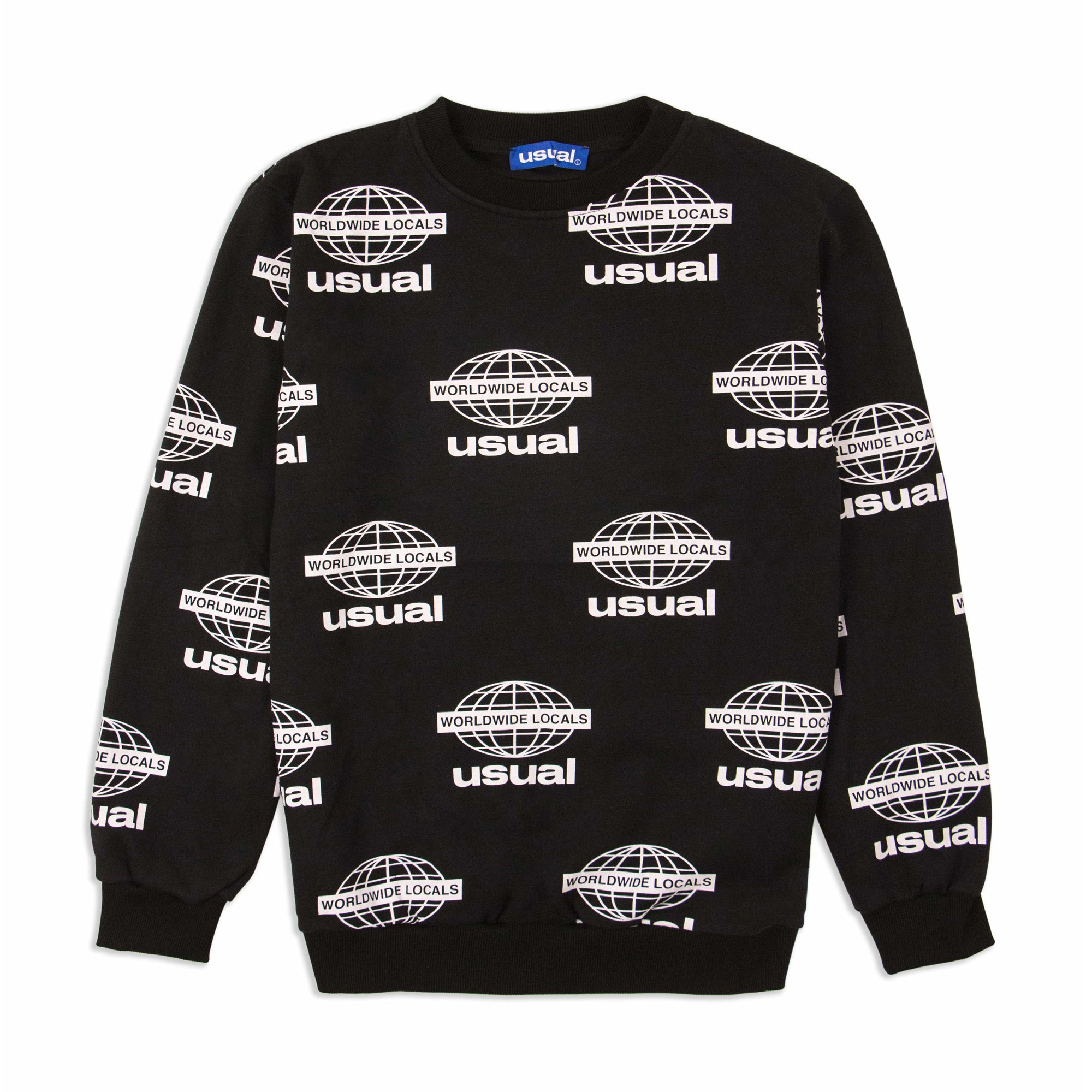 Worldwide Locals Allover Crewneck