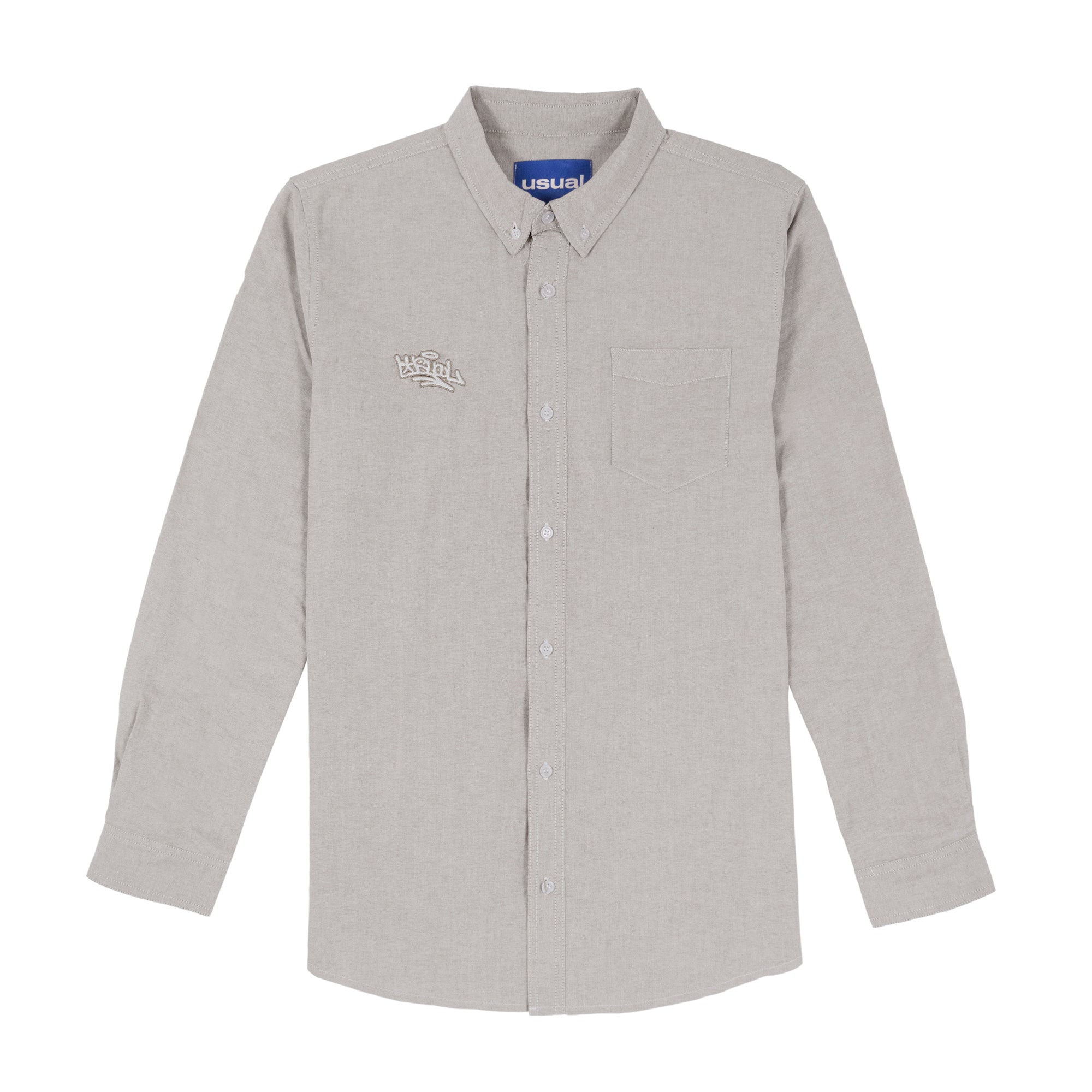 Tag Button Up Shirt