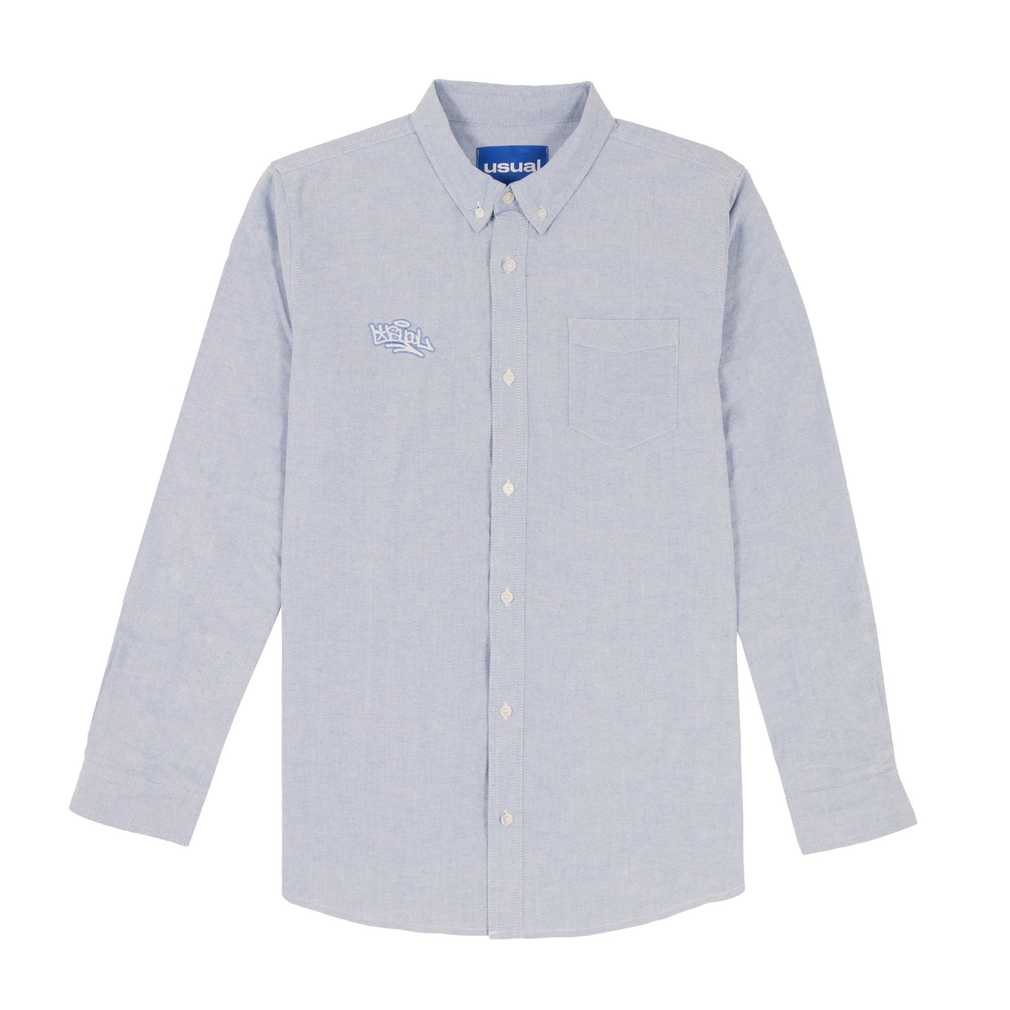 Tag Button Up Shirt