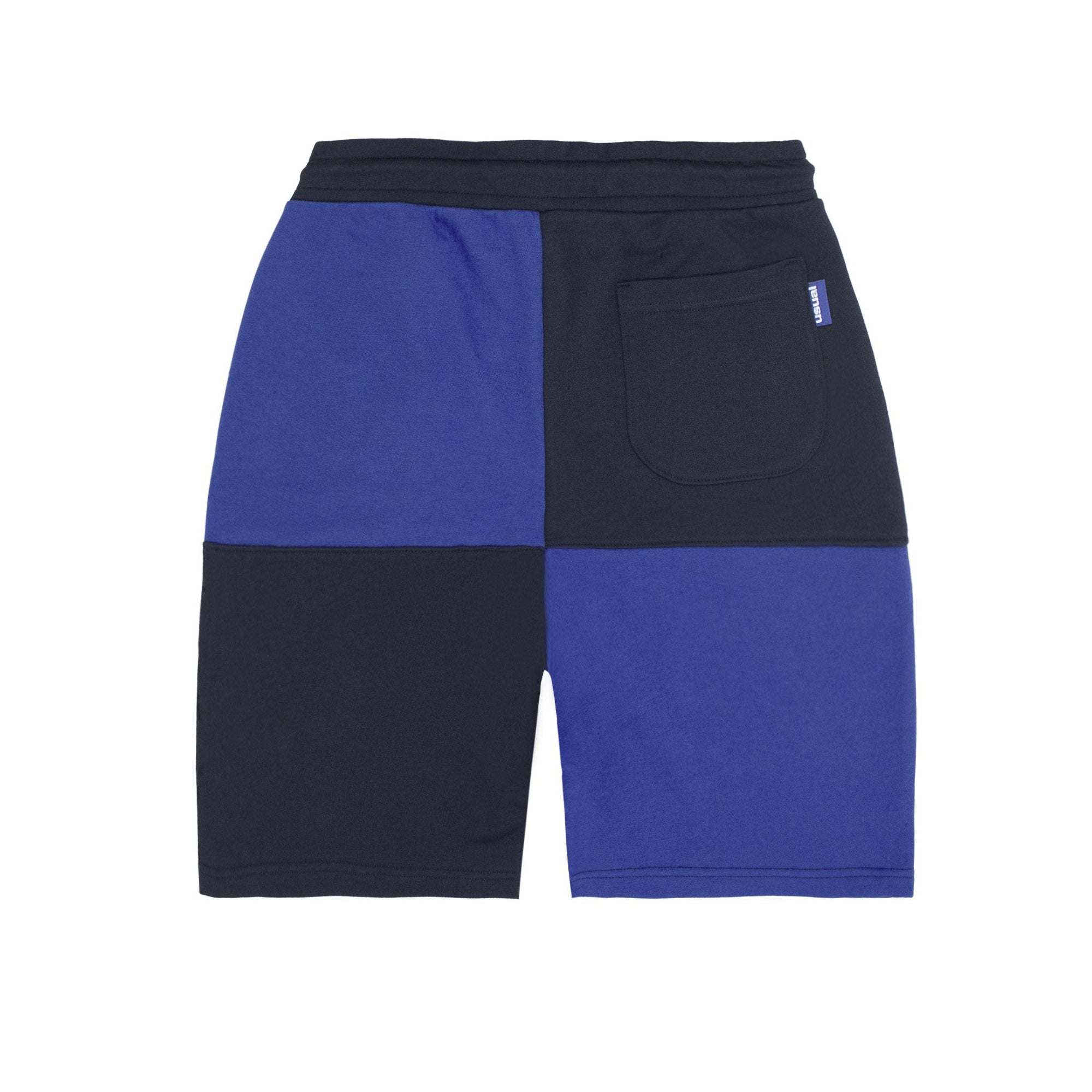 Usual - Big Check Shorts Royal Blue
