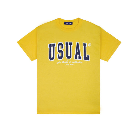 Usual - No Thanx T-Shirt Yellow