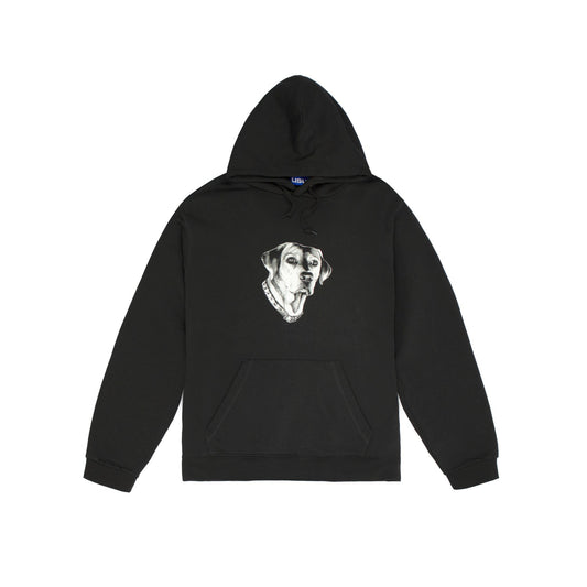 Usual - Dogs Hooded Sweatshirt Black