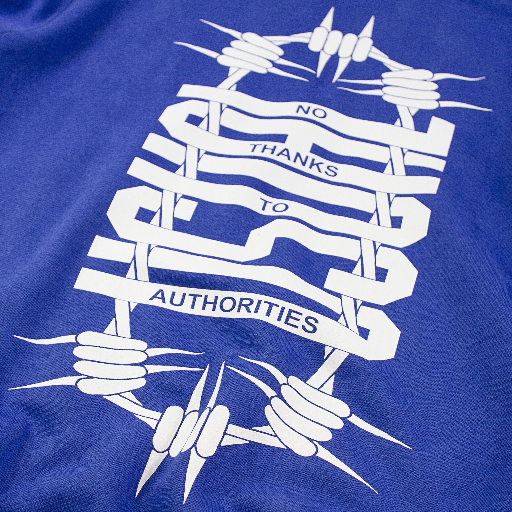 Usual - Double U Hooded Sweatshirt Royal Blue