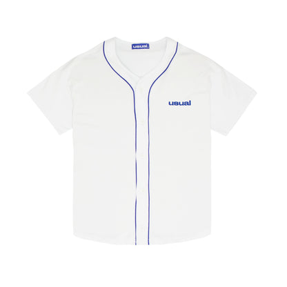 Usual - Home Run Baseball Shirt White