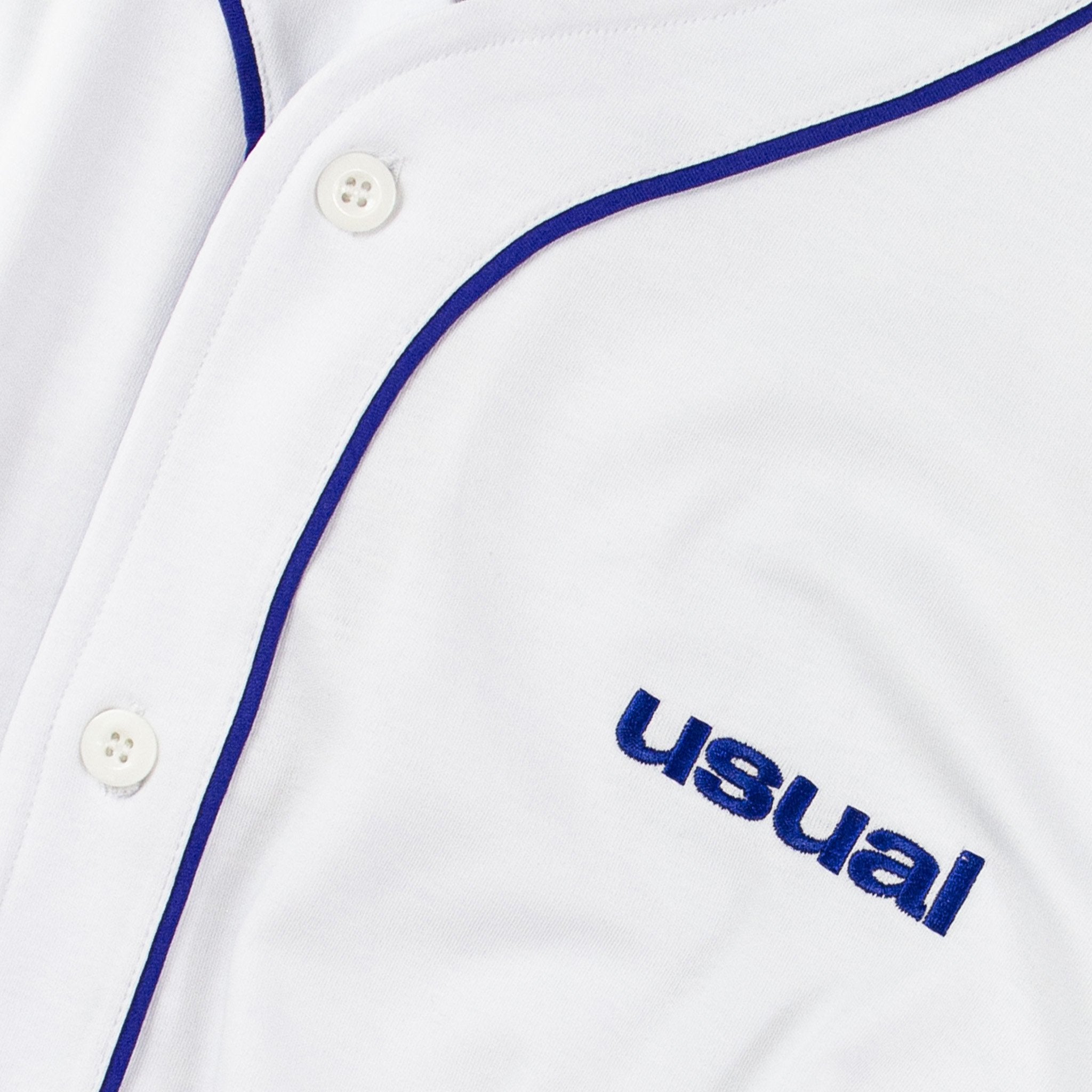Usual - Home Run Baseball Shirt White