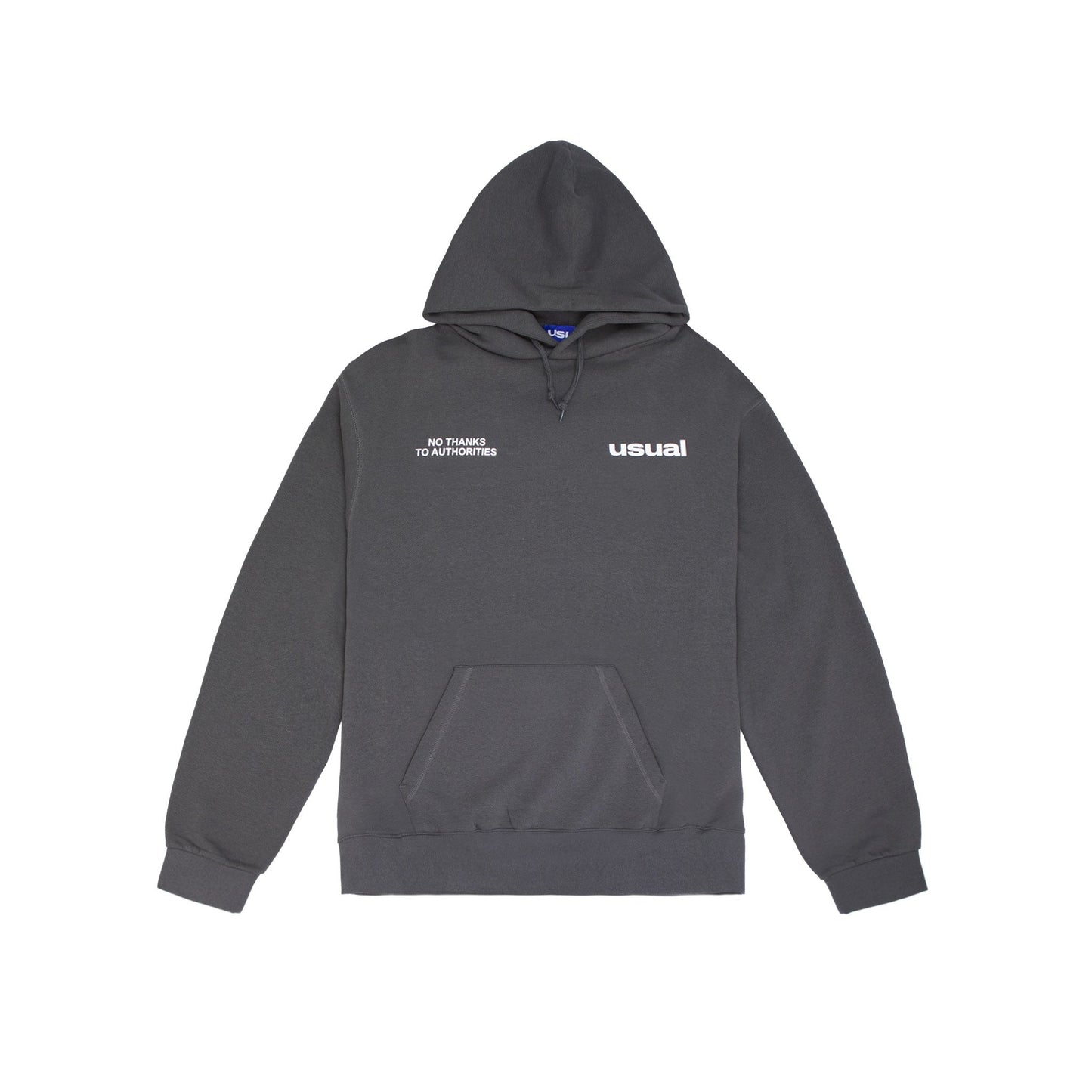 Usual - Outline Hoodie Antracite